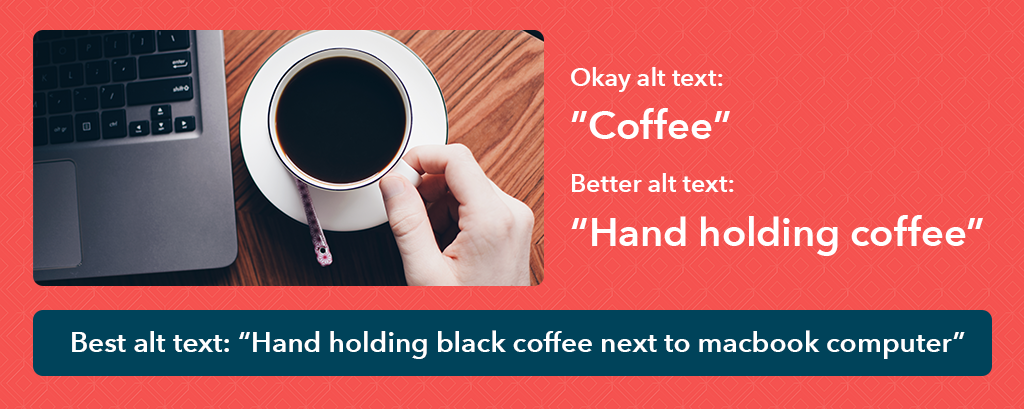 Alt text examples for good product descriptions